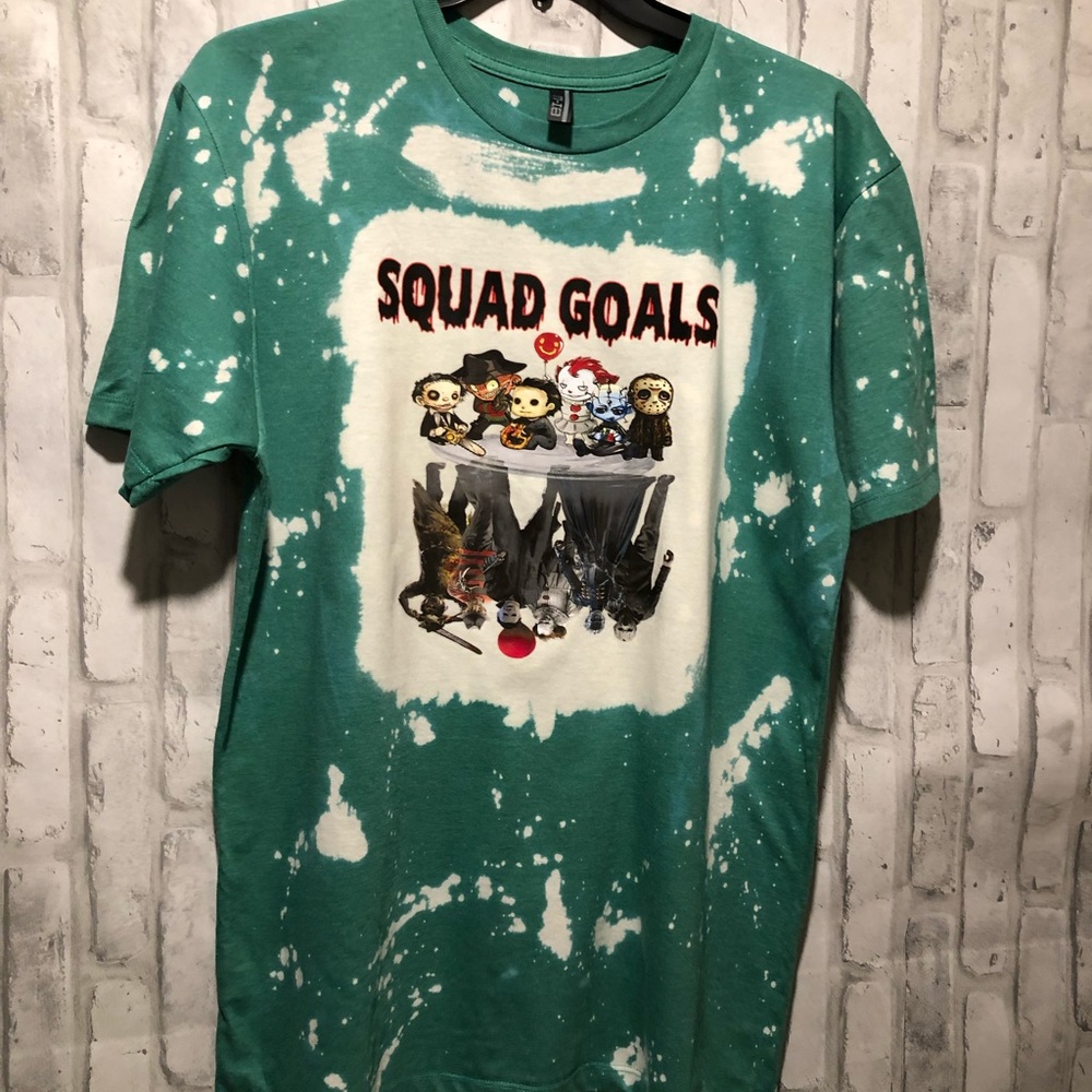 Ladies Halloween Bleached shirt.  Size L.